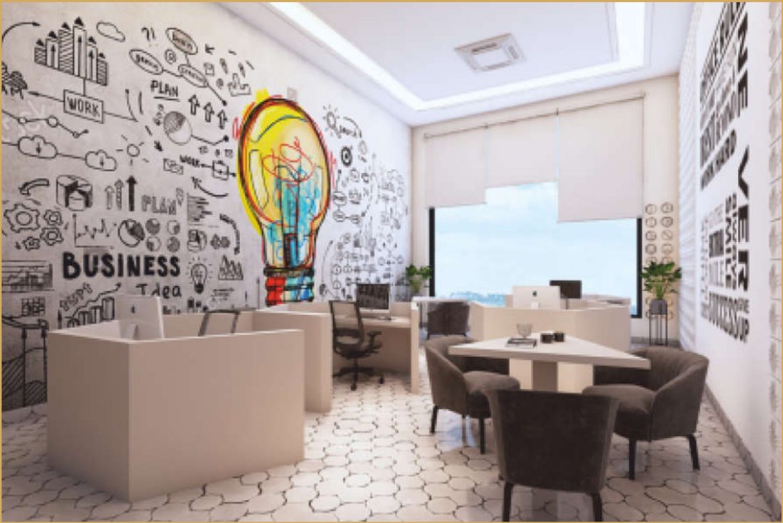Co-working space for residents