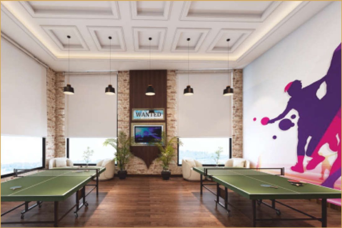 Table tennis room