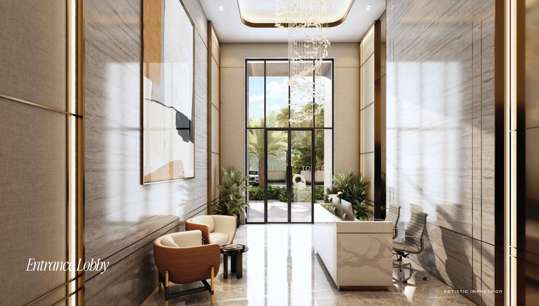 Goldspire entrance lobby