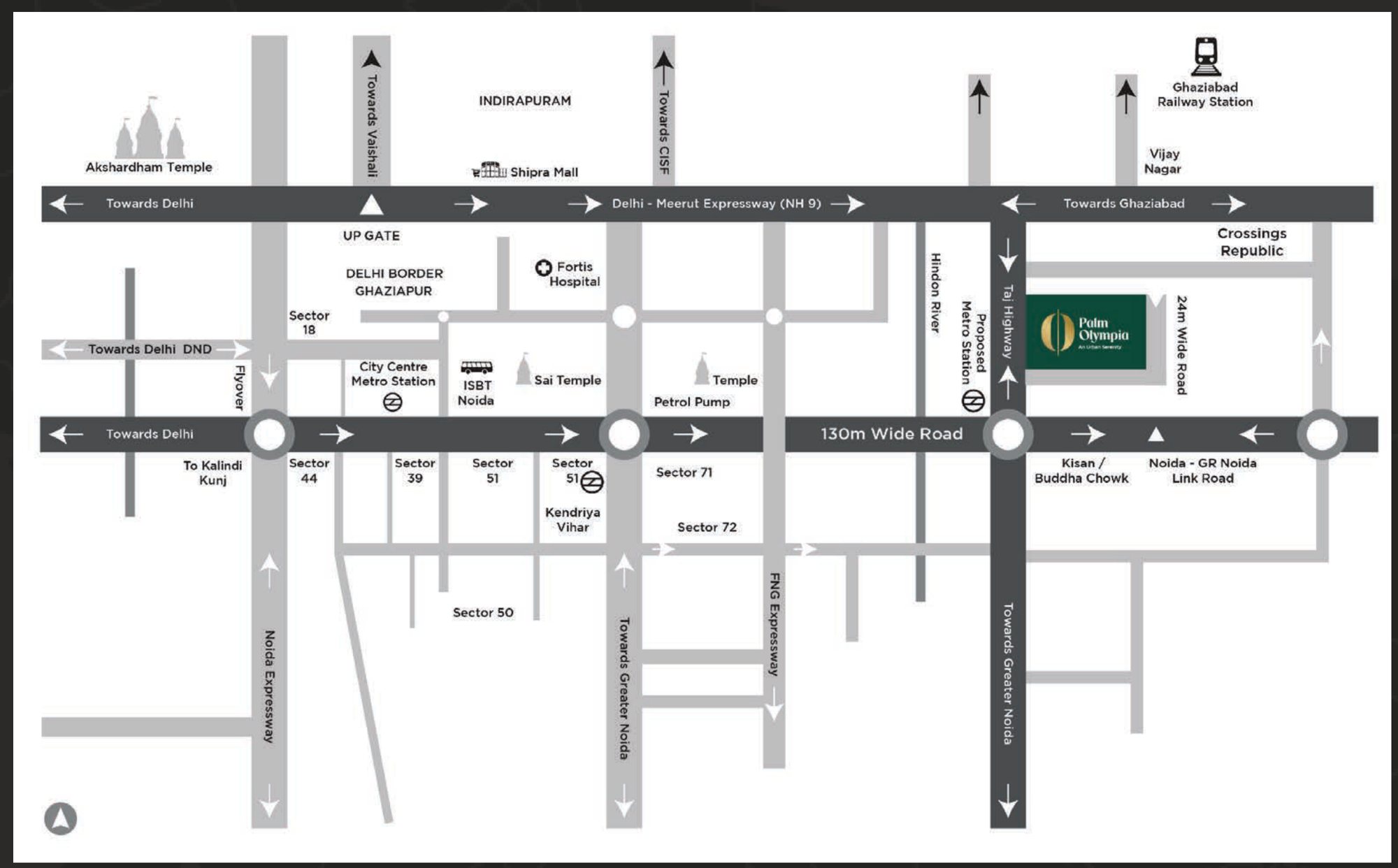 Palm Olympia location map