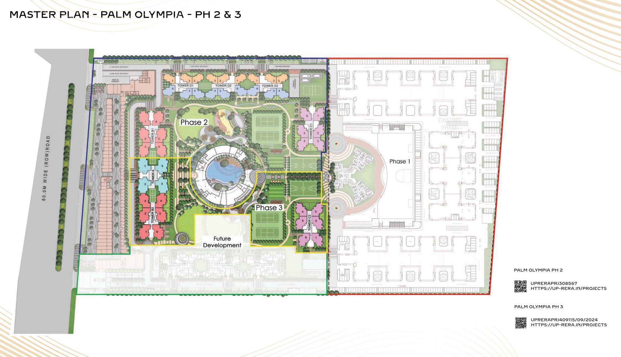 Palm Olympia Phase 2 and Phase 3 master plan