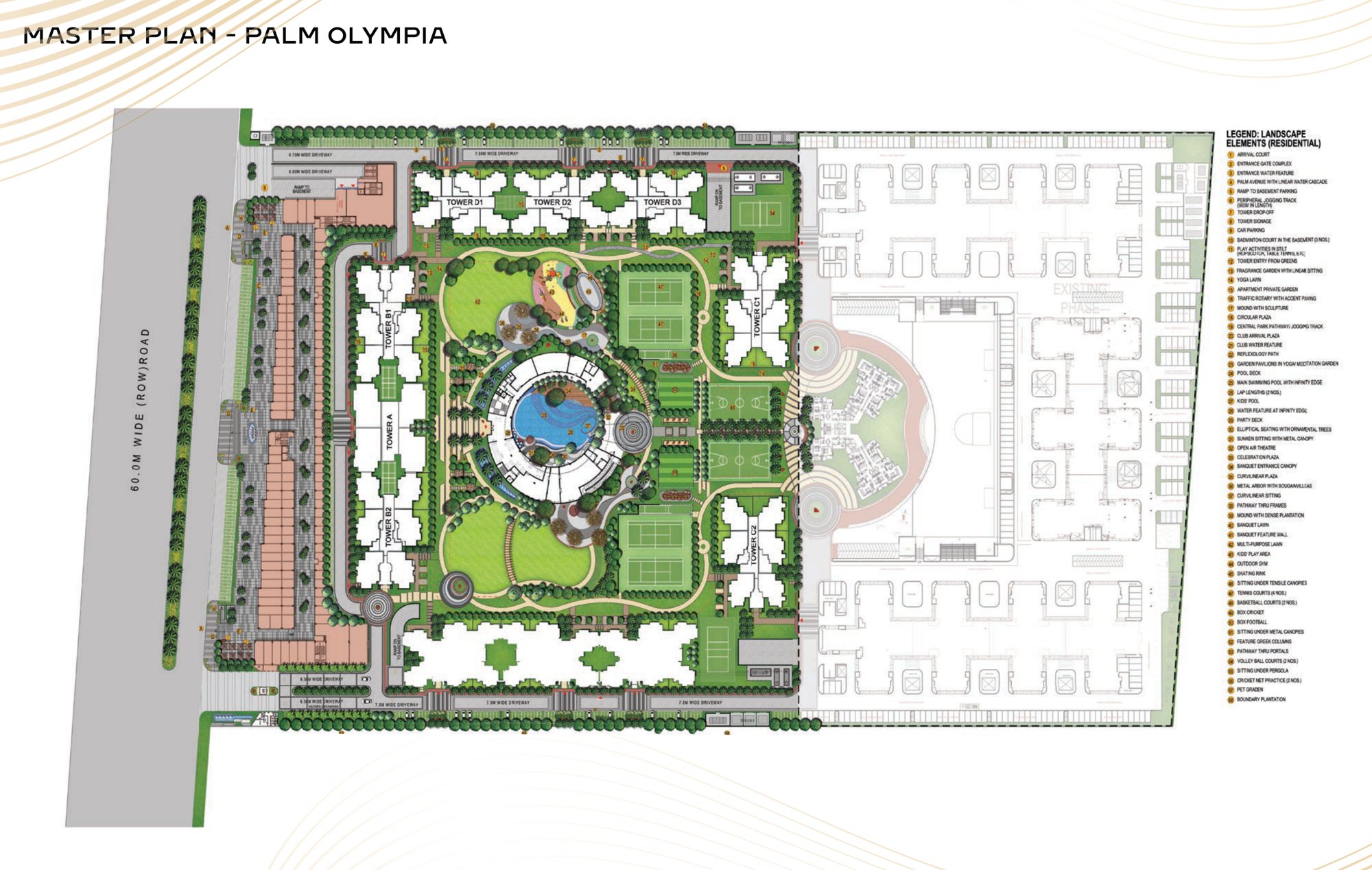 Palm Olympia master plan